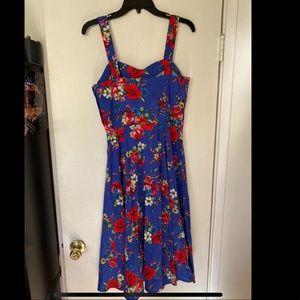 Hearts & Roses Retro Pinup Dress